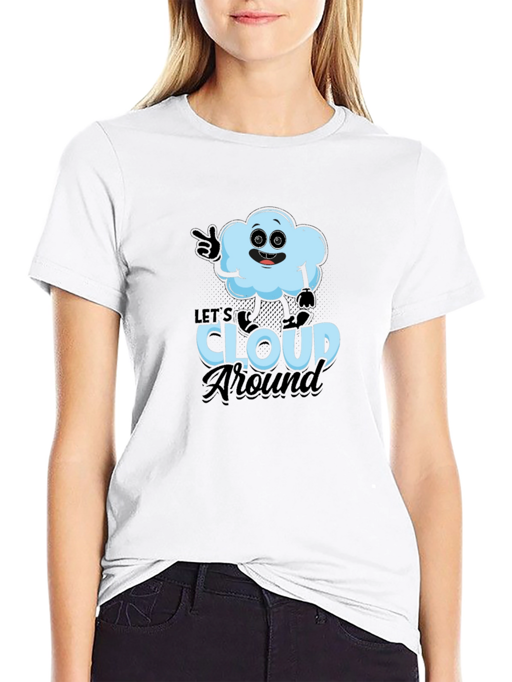 Lets Cloud Around T-Shirt - Funny Weather Tee