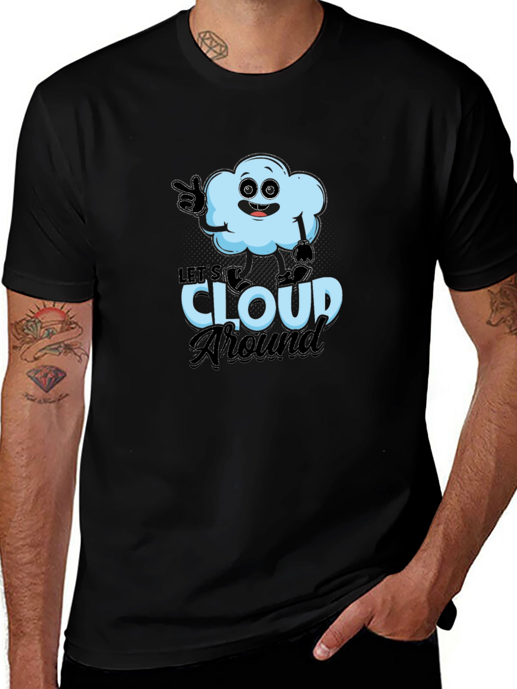 Lets Cloud Around T-Shirt - Funny Weather Tee