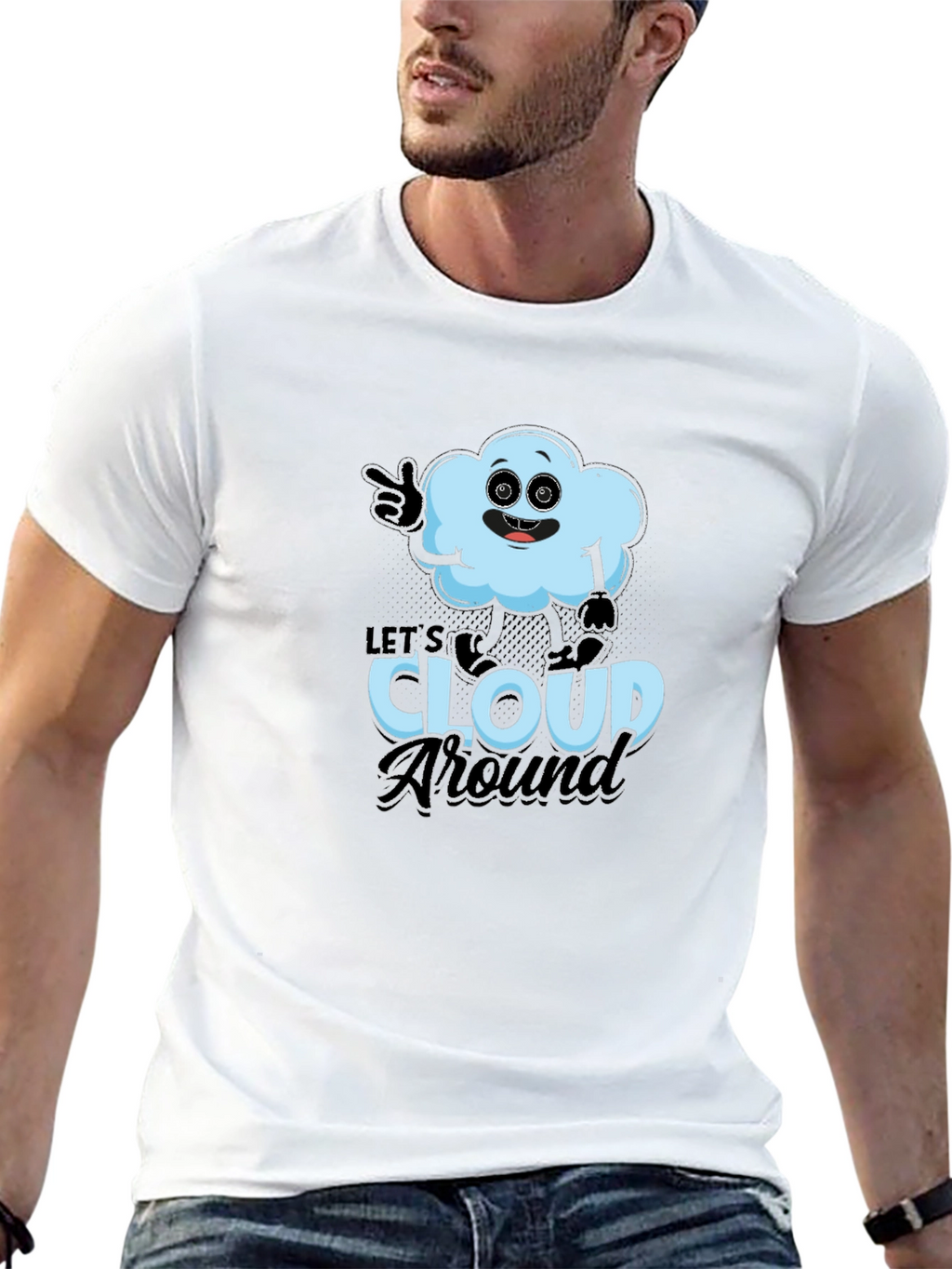 Lets Cloud Around T-Shirt - Funny Weather Tee