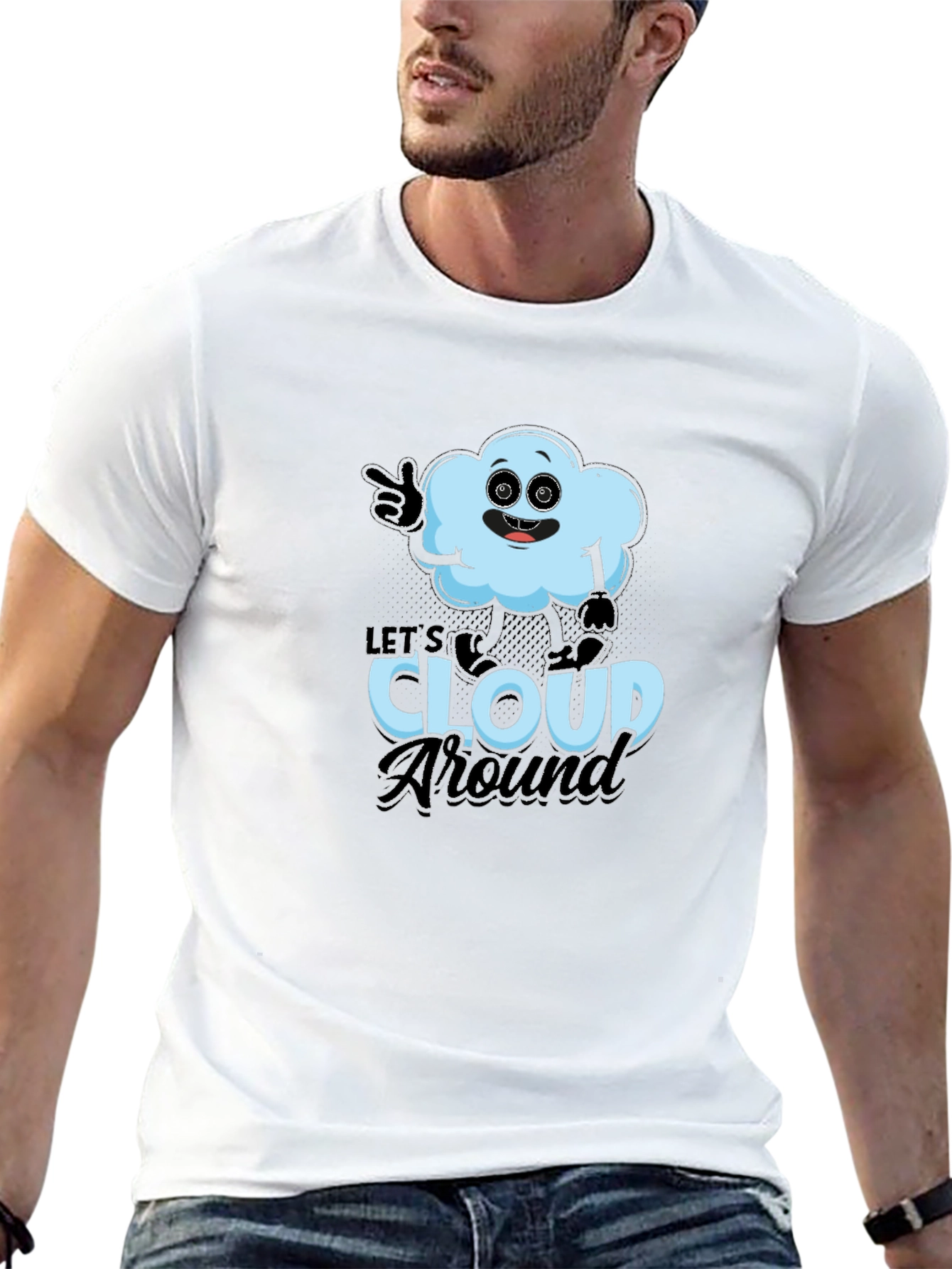 Lets Cloud Around T-Shirt - Funny Weather Tee