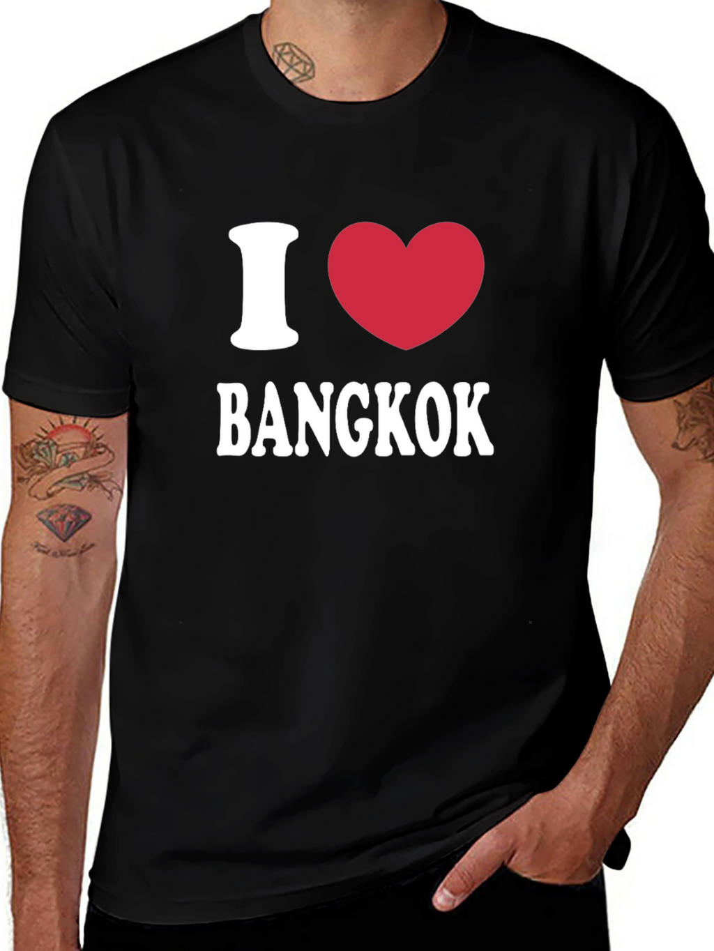 I Love Bangkok T-Shirt - Stylish Graphic Tee
