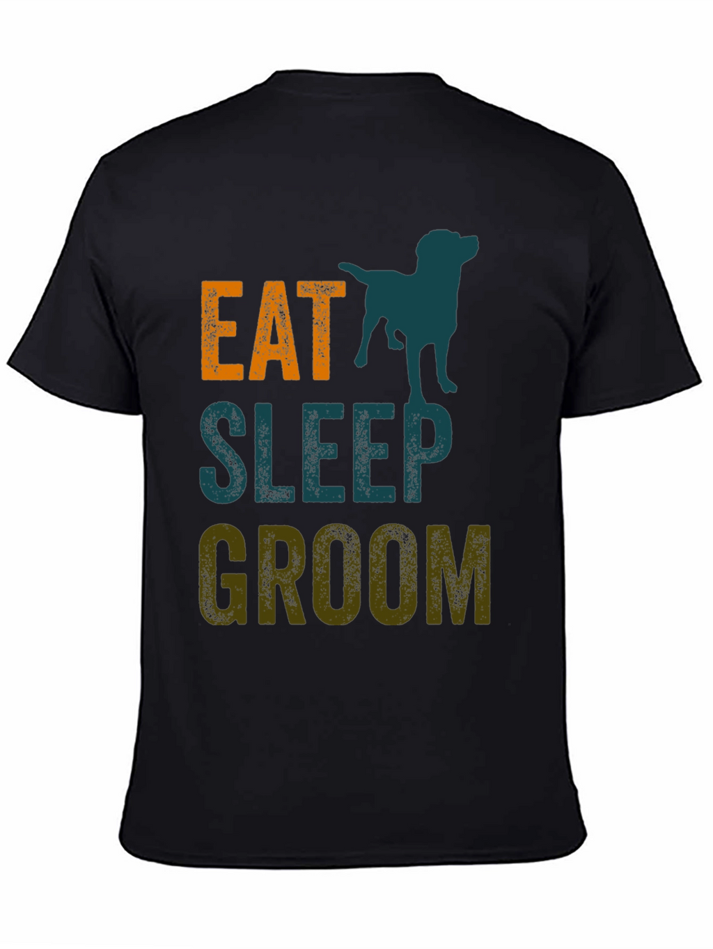 Eat Sleep Groom Dog T-Shirt - Pet Lover Tee