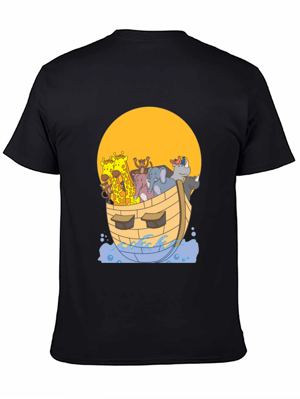 Noahs Ark Graphic Tee - Whimsical Animal Print Shirt