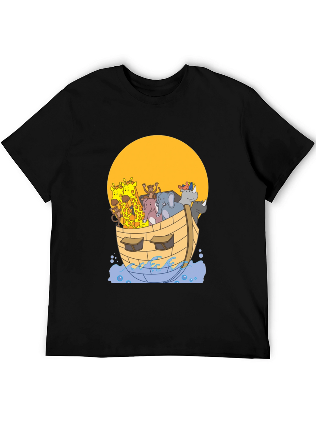 Noahs Ark Graphic Tee - Whimsical Animal Print Shirt