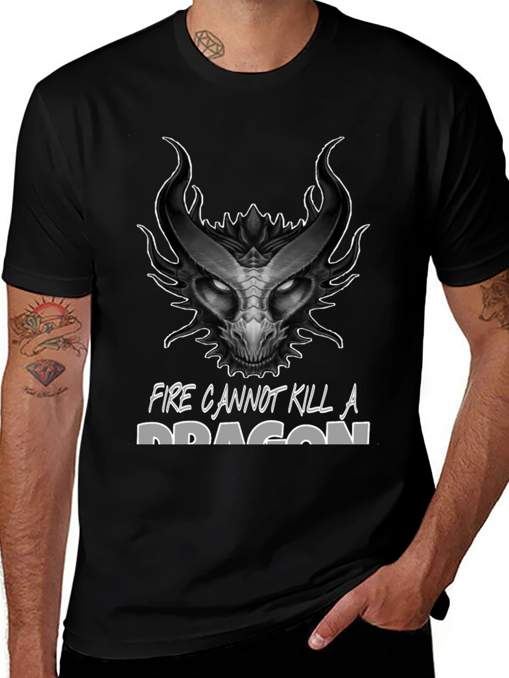 Dragon Fire T-Shirt: Fire Cannot Kill a Dragon
