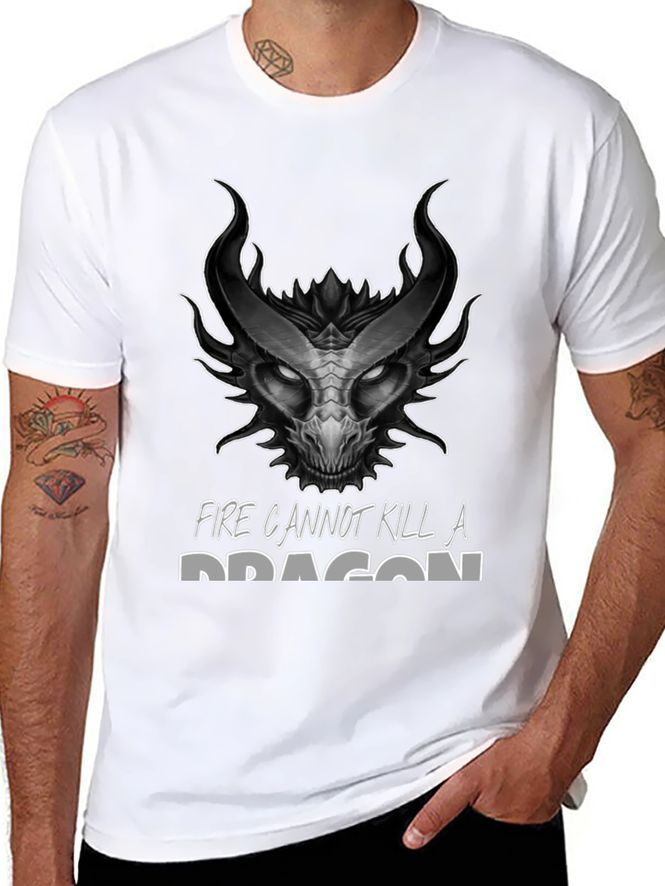 Dragon Fire T-Shirt: Fire Cannot Kill a Dragon