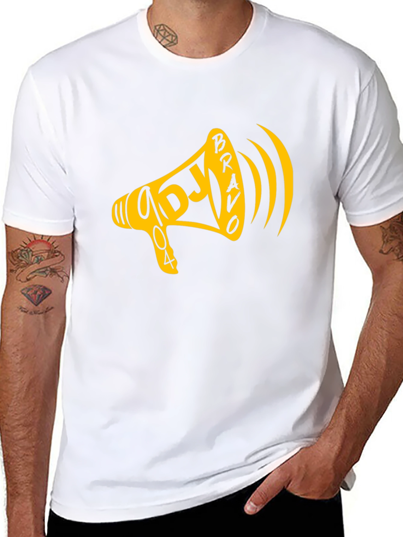 DJ Bravo Megaphone T-Shirt - Black