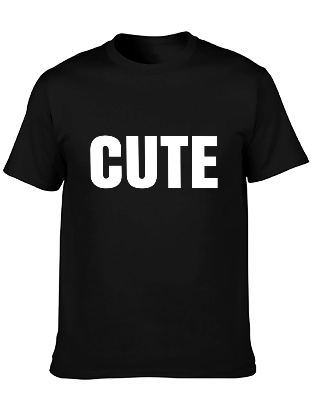 Cute Graphic Tee - Stylish Mens Black T-Shirt