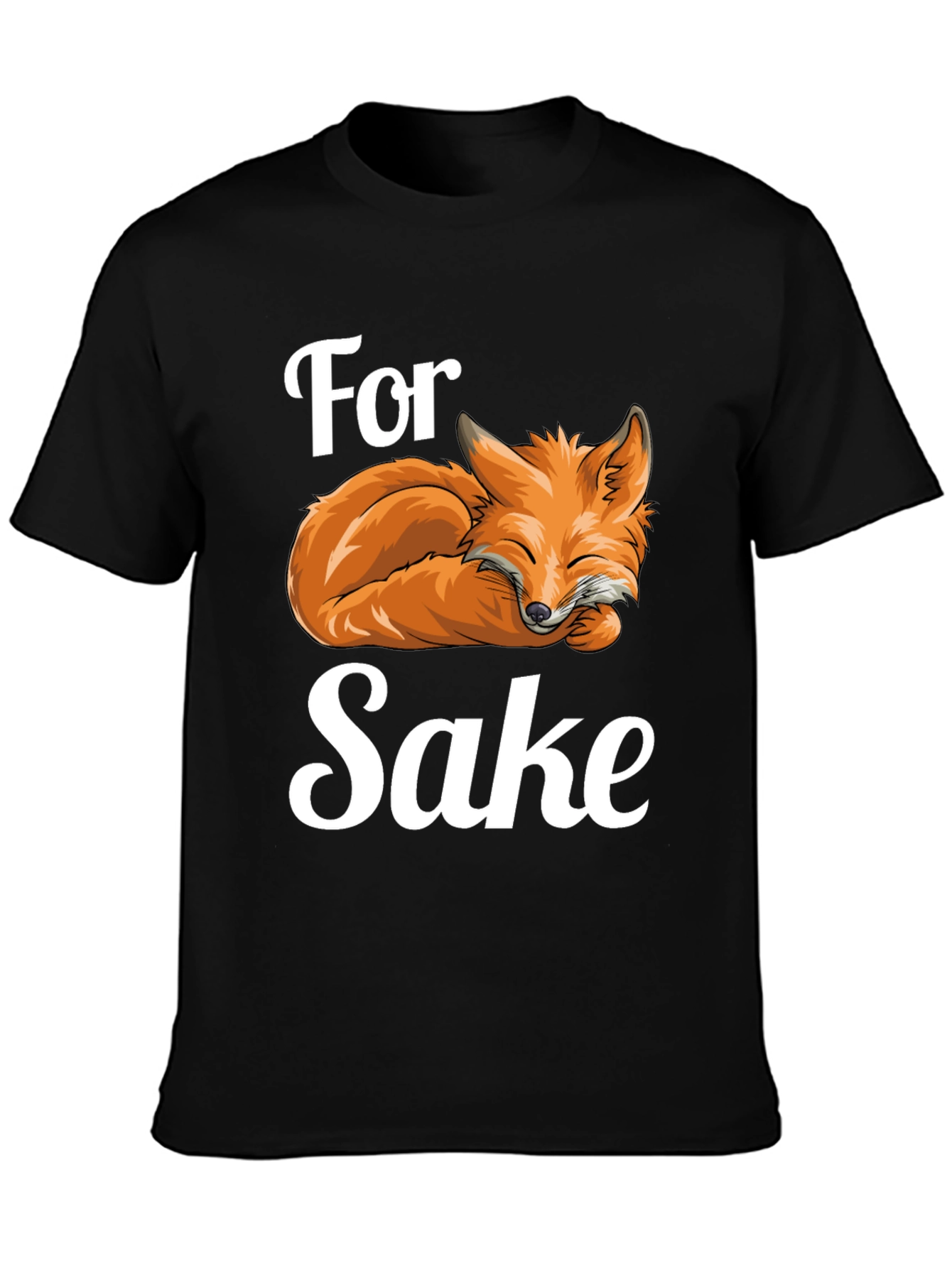 For Fox Sake T-Shirt Funny Animal Pun Tee