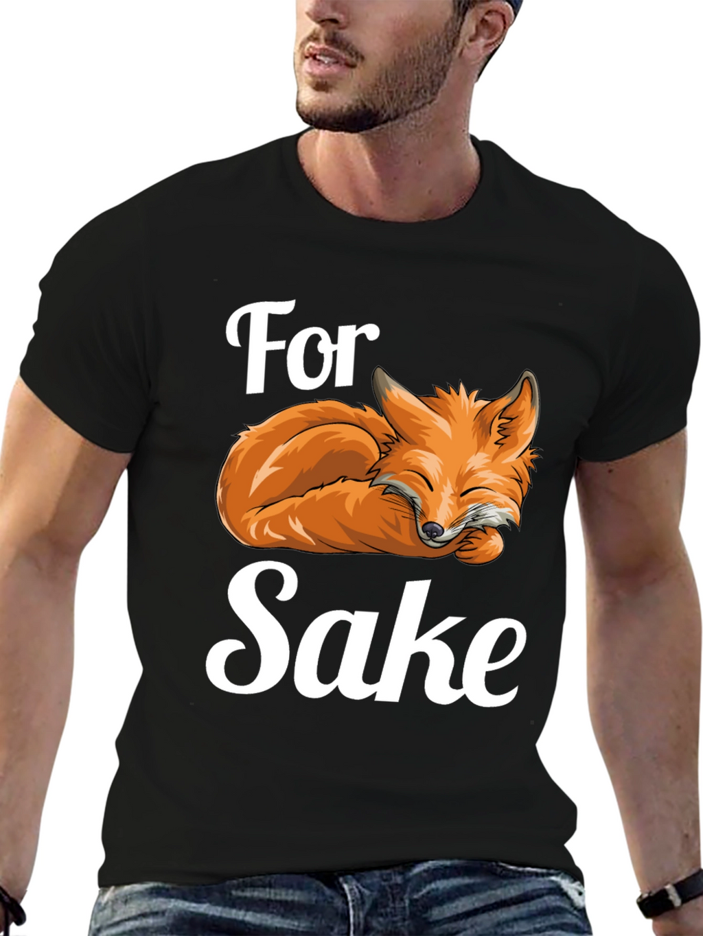 For Fox Sake T-Shirt Funny Animal Pun Tee