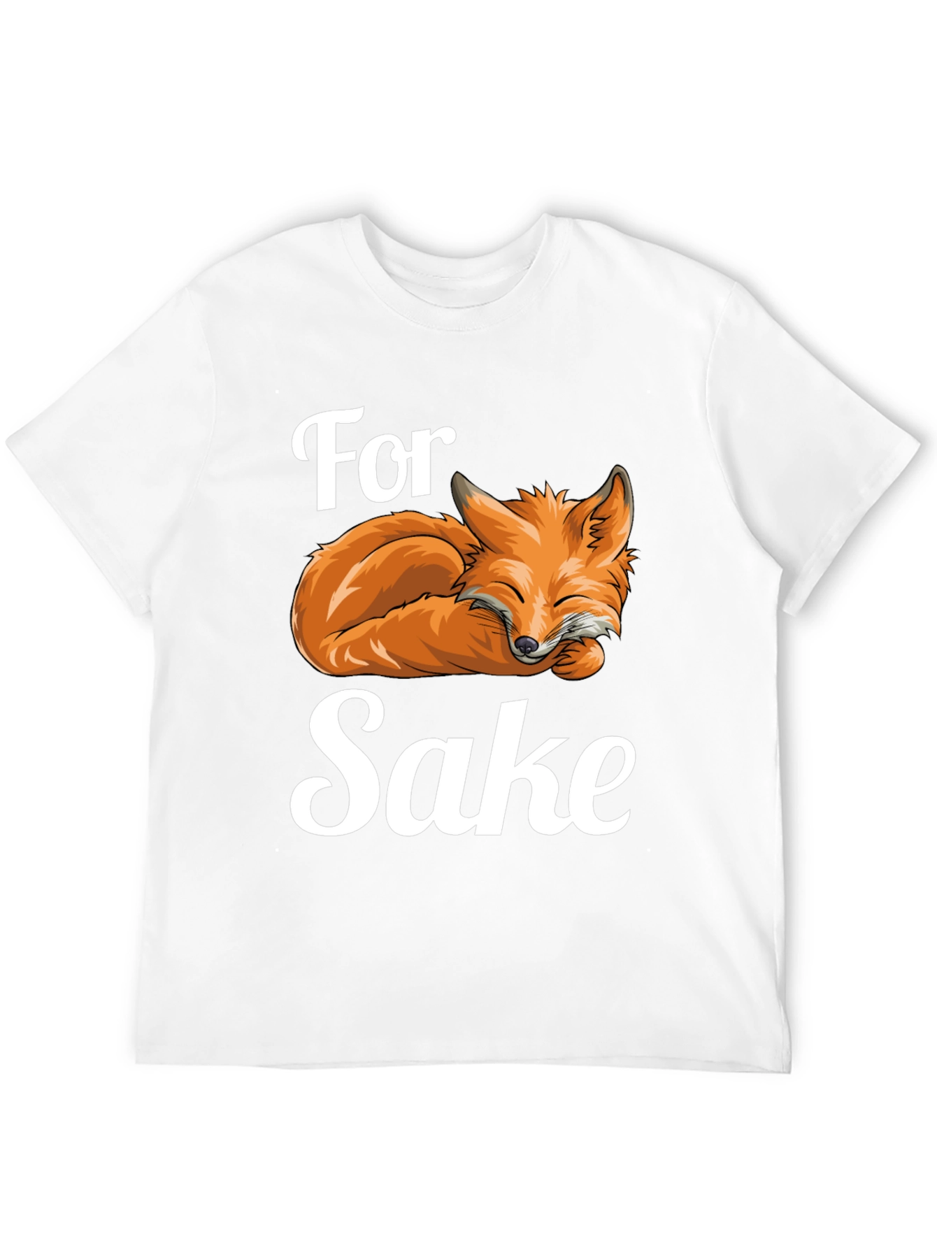 For Fox Sake T-Shirt Funny Animal Pun Tee