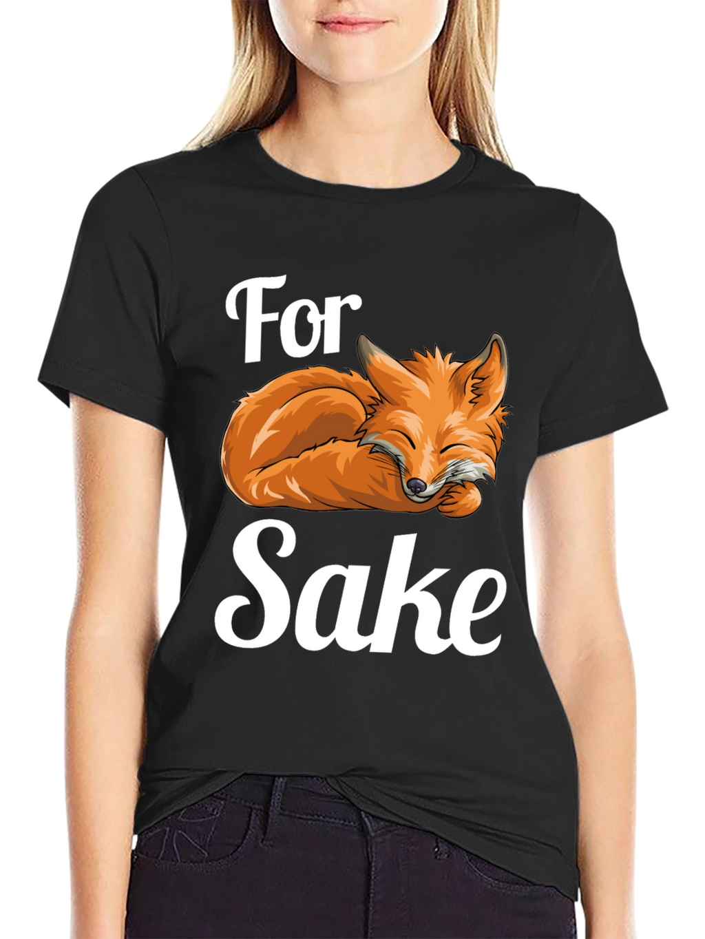 For Fox Sake T-Shirt Funny Animal Pun Tee
