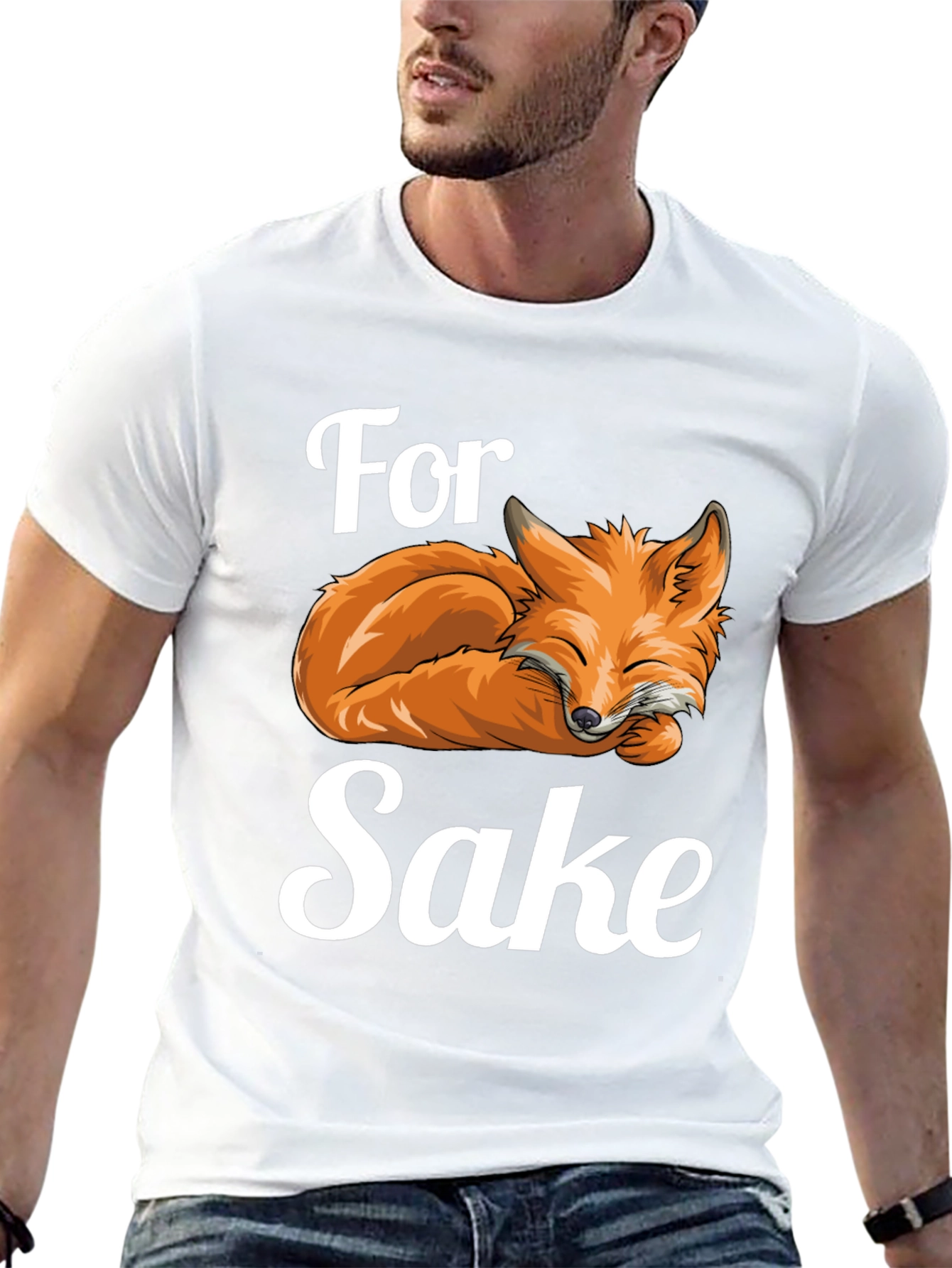 For Fox Sake T-Shirt Funny Animal Pun Tee
