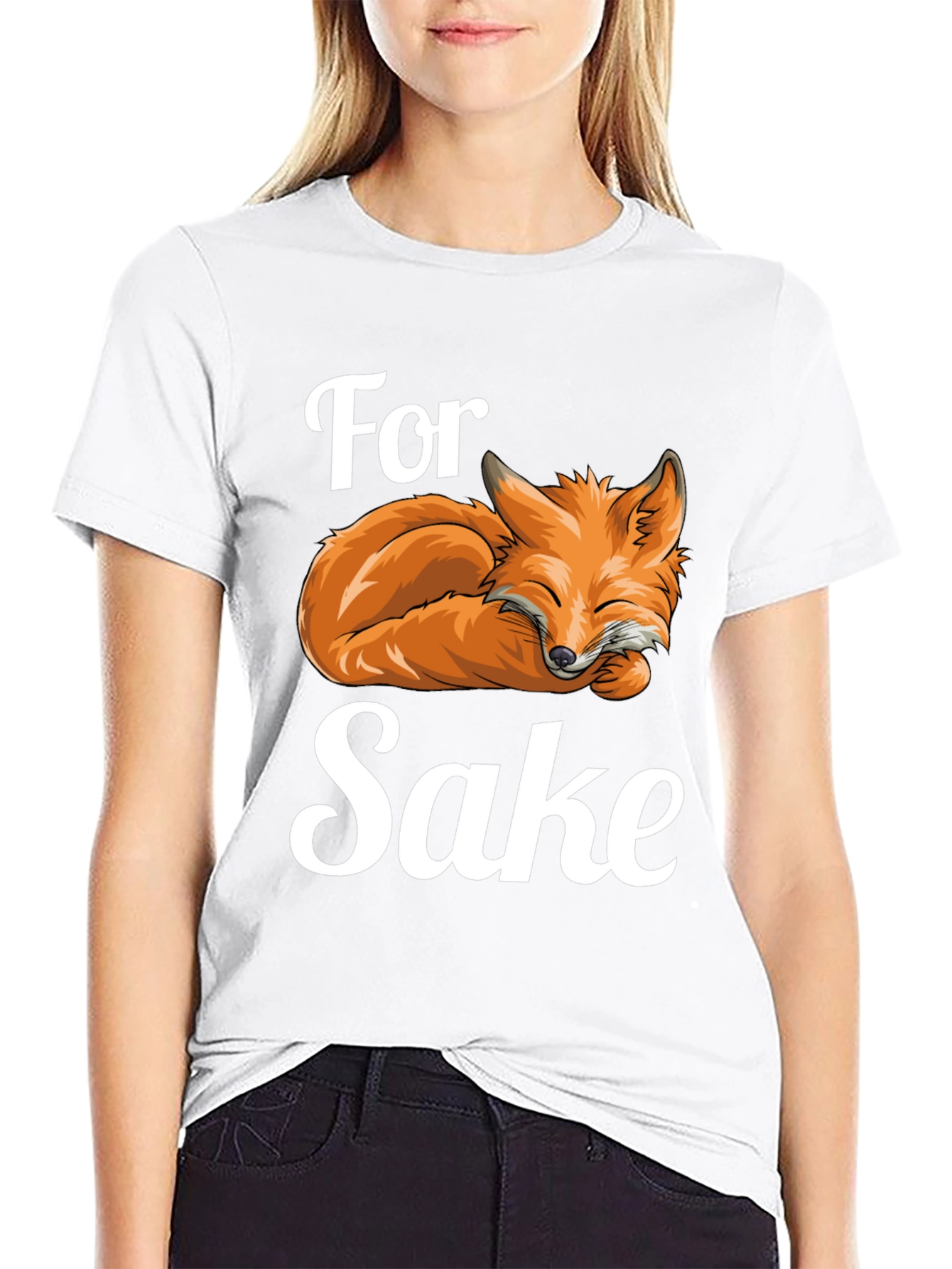For Fox Sake T-Shirt Funny Animal Pun Tee