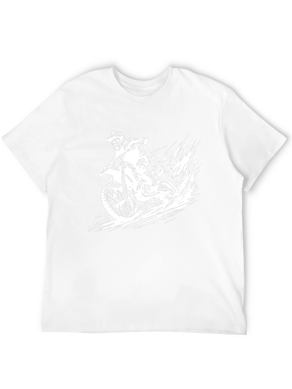 Motocross Rider Graphic Tee - Black