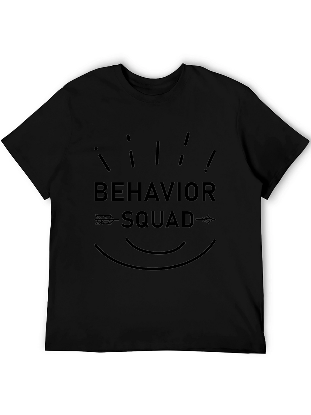Behavior Squad Graphic T-Shirt - Black