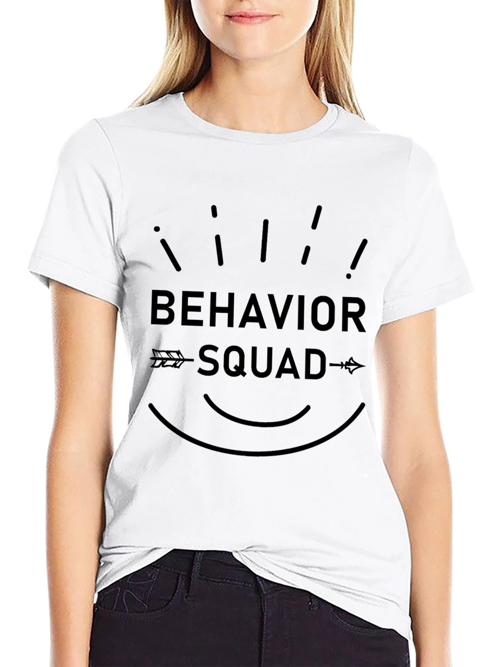 Behavior Squad Graphic T-Shirt - Black