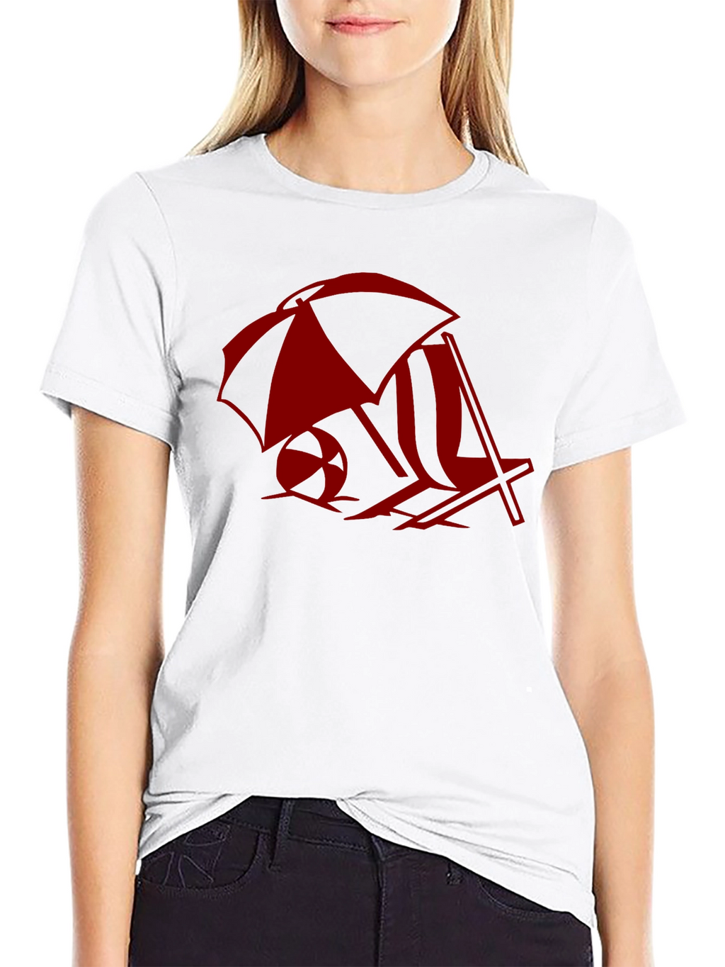 Beach Day Tee: Relaxed Style