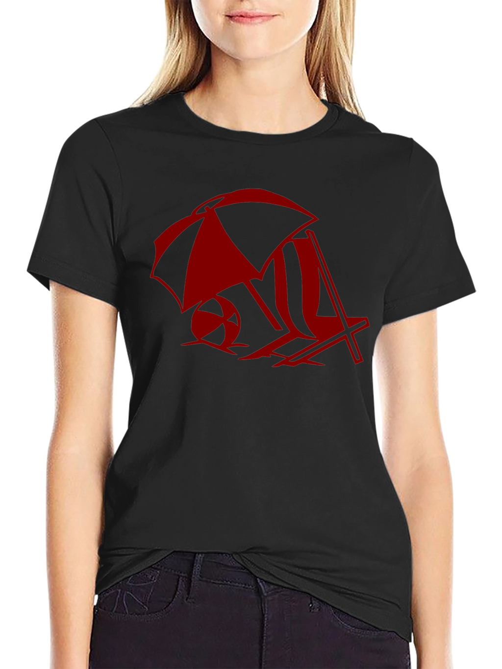 Beach Day Tee: Relaxed Style