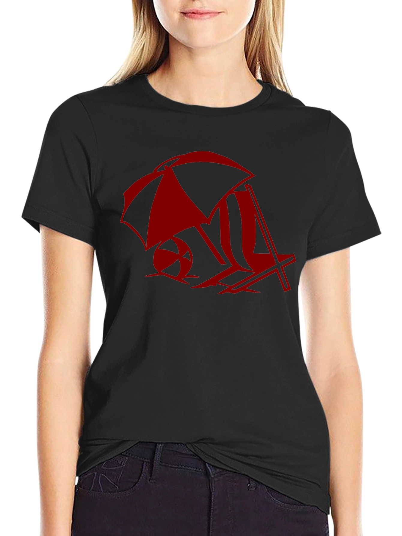 Beach Day Tee: Relaxed Style