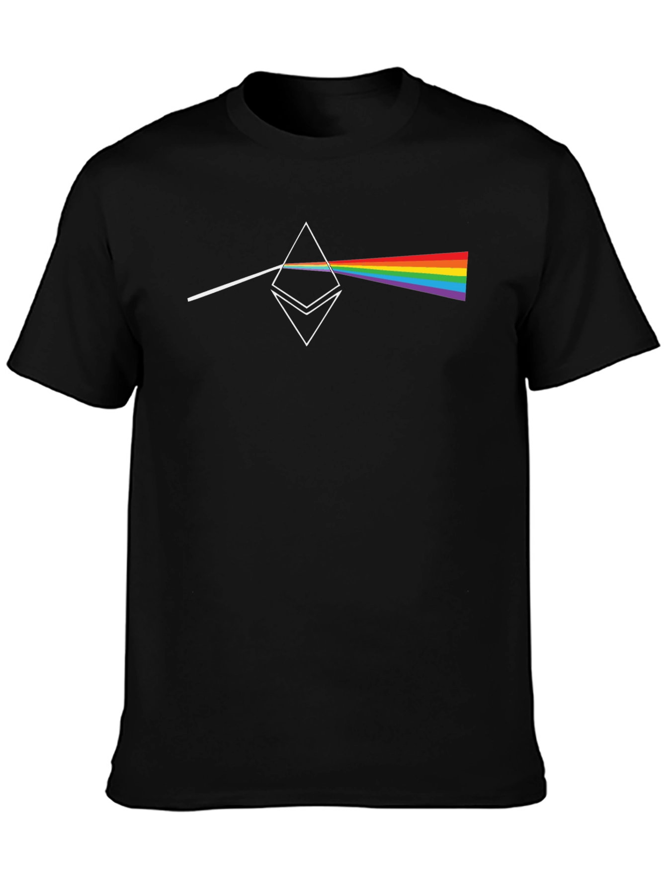 Ethereum Prism Black T-Shirt