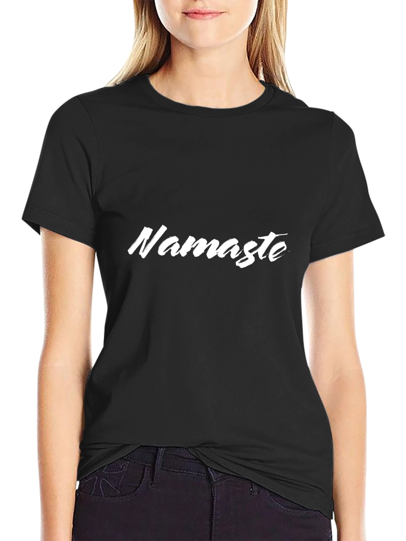 Namaste Graphic Tee - Casual Style Cotton T-Shirt