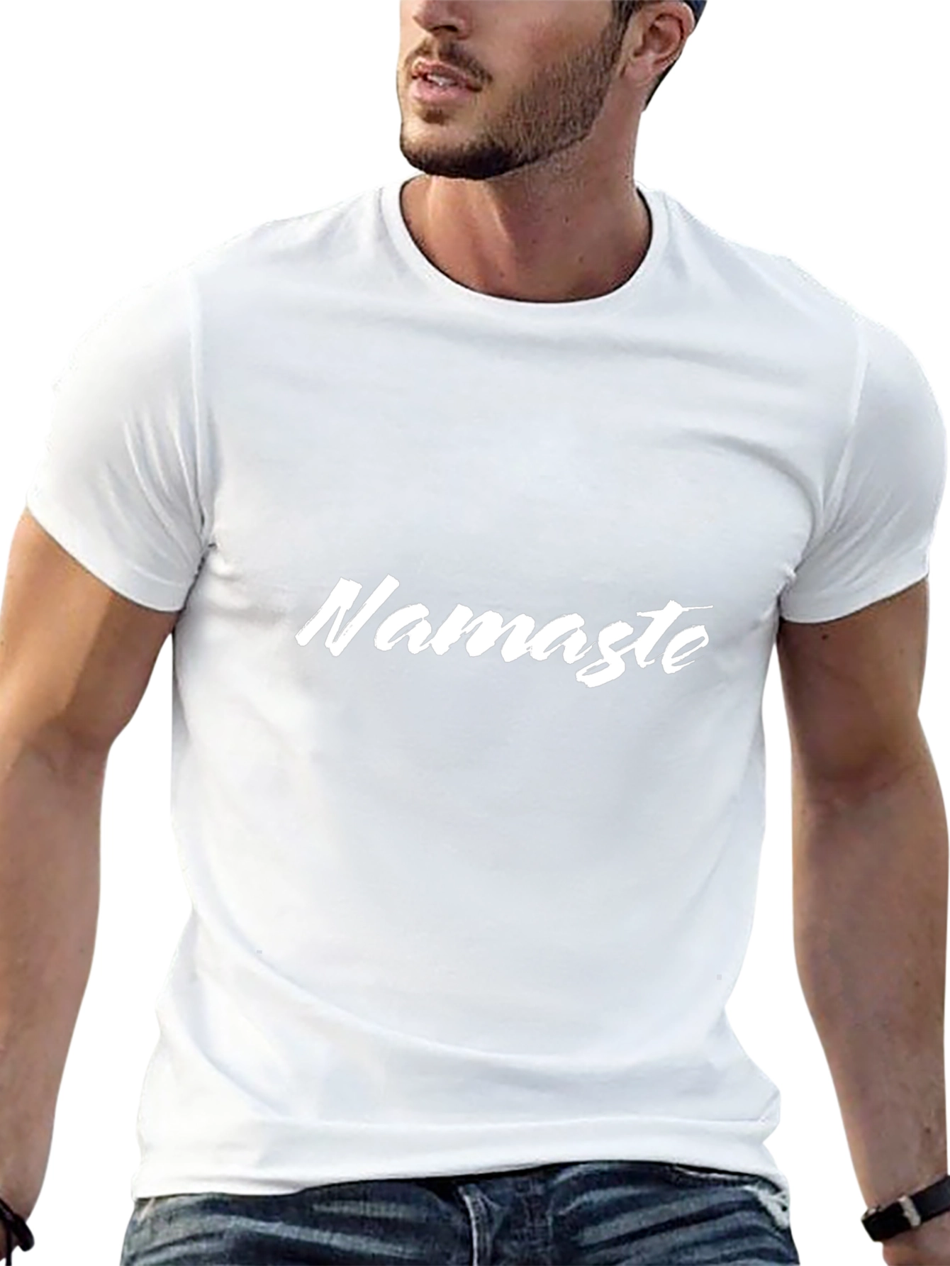 Namaste Graphic Tee - Casual Style Cotton T-Shirt
