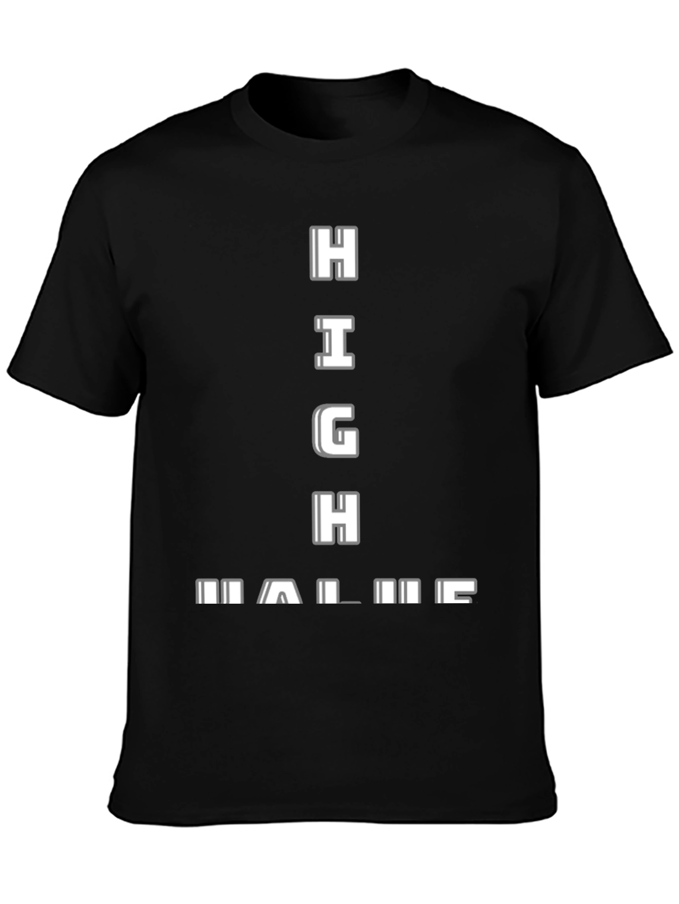 High Value Graphic Tee - Black