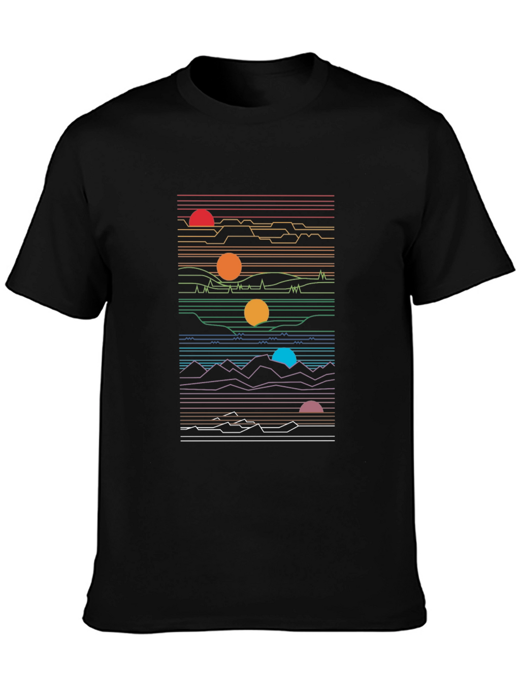 Retro Sunset Graphic T-Shirt - Comfort Fit