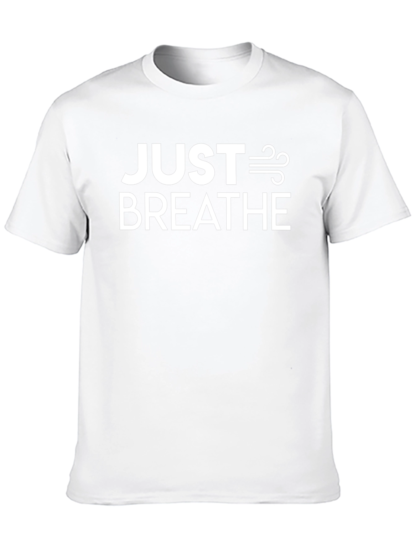 Just Breathe Graphic Tee - Relax & Recharge