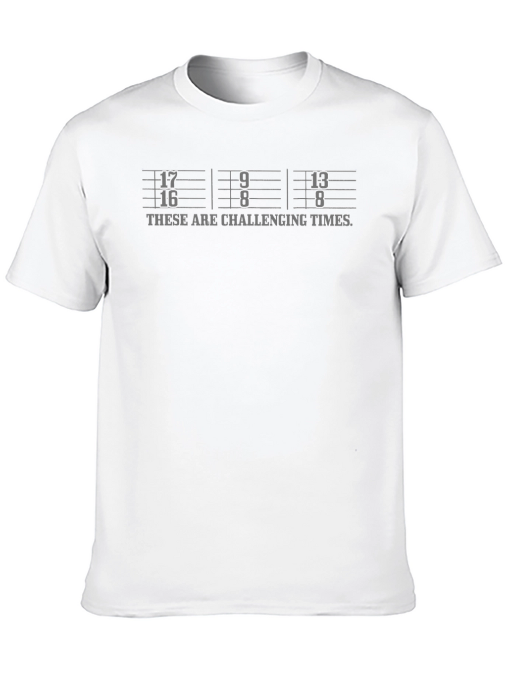 Challenging Times Funny Math T-Shirt