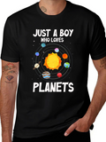 Boy Who Loves Planets T-Shirt