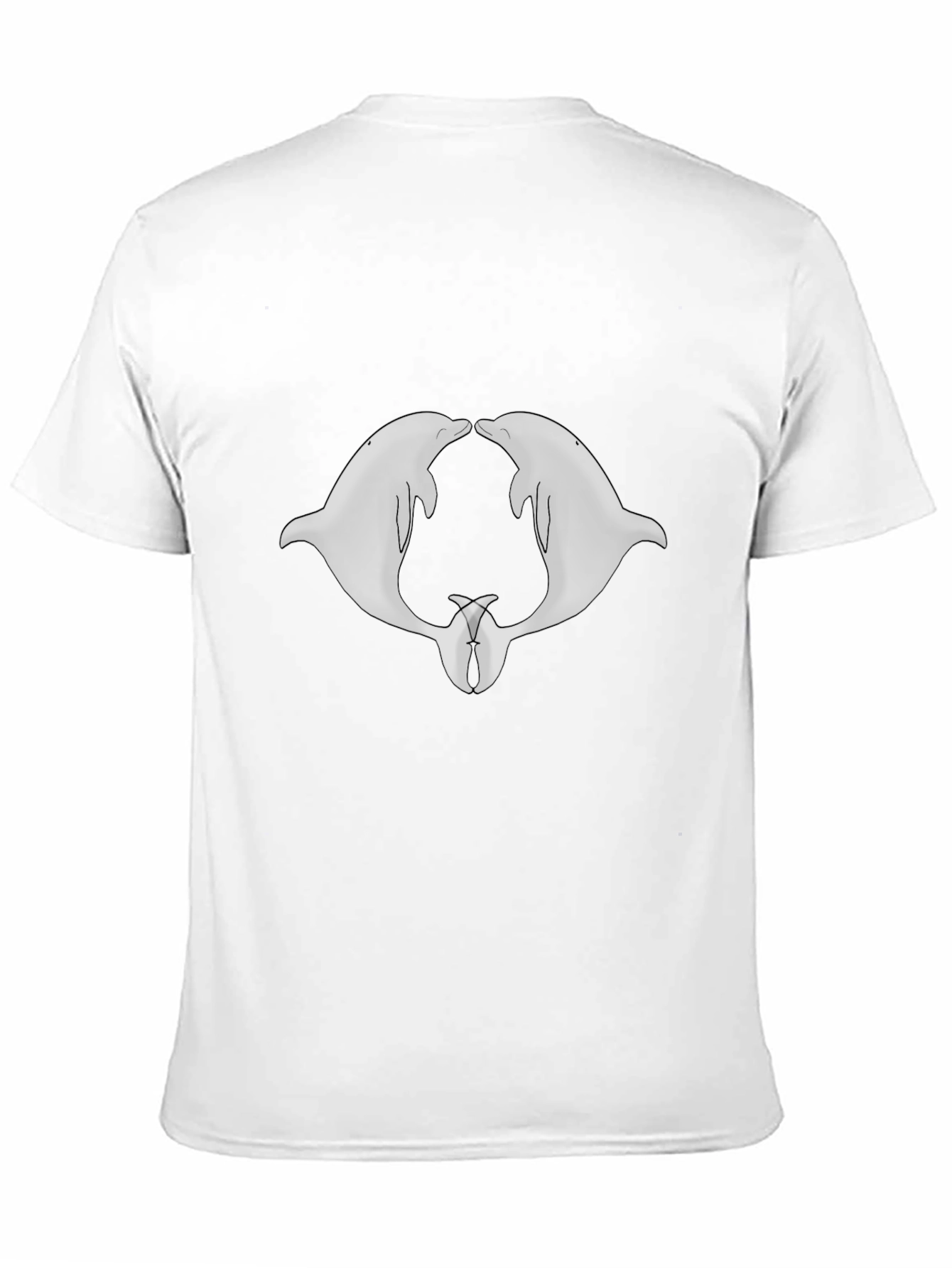 Dolphin Duo Graphic Tee - Black