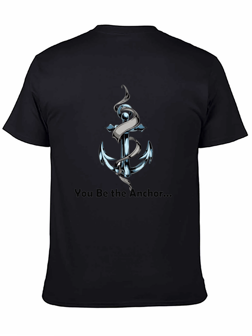 Be the Anchor Graphic Tee - Black
