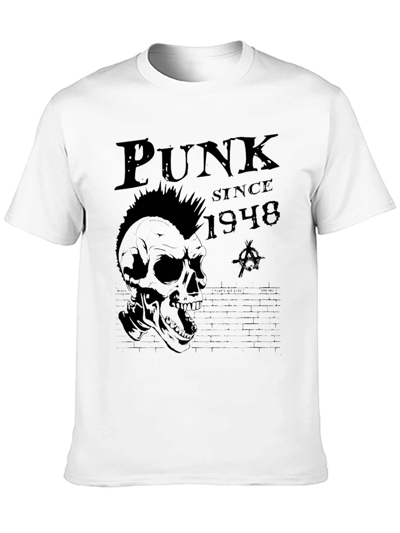 Punk Since 1948 Graphic T-Shirt - Skull Design