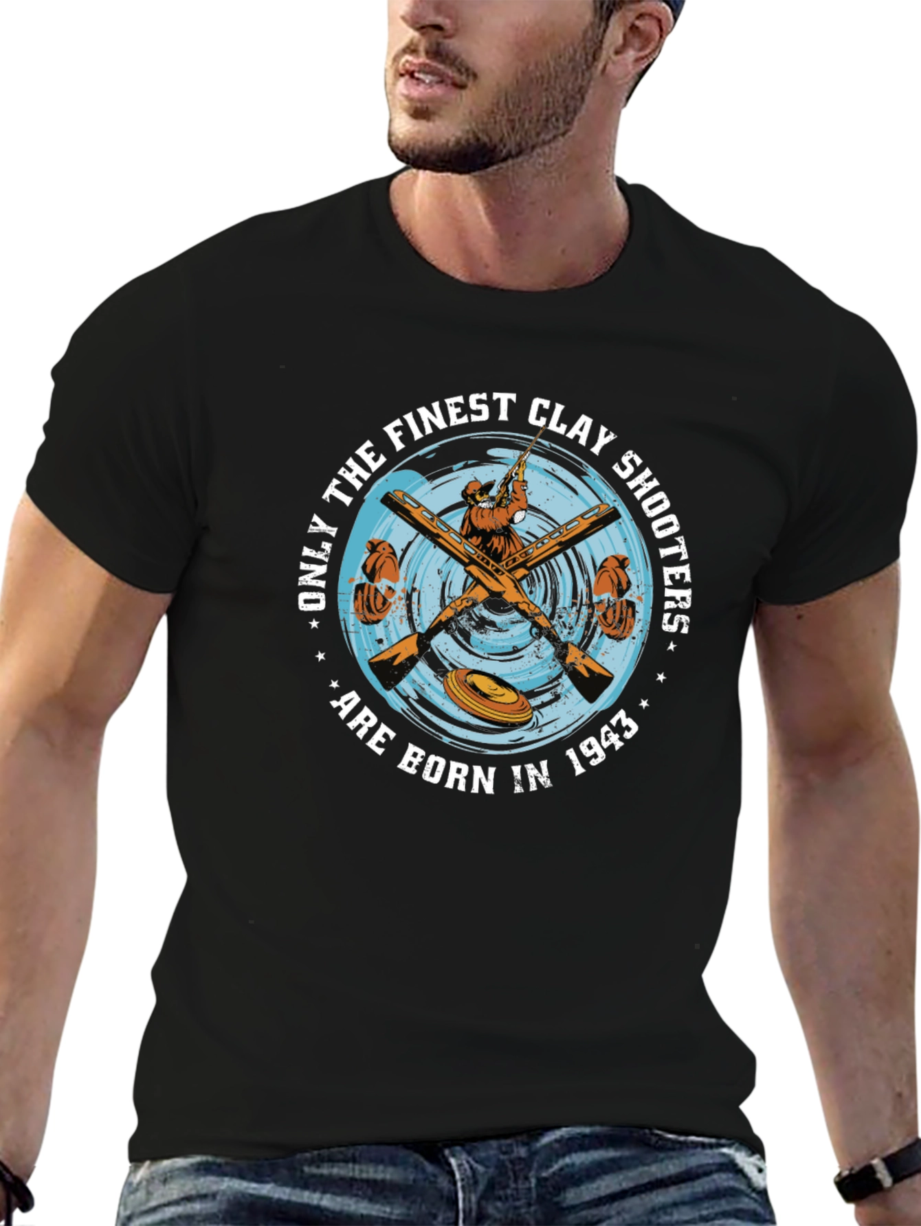 Finest Clay Shooters Born in 1943 T-Shirt