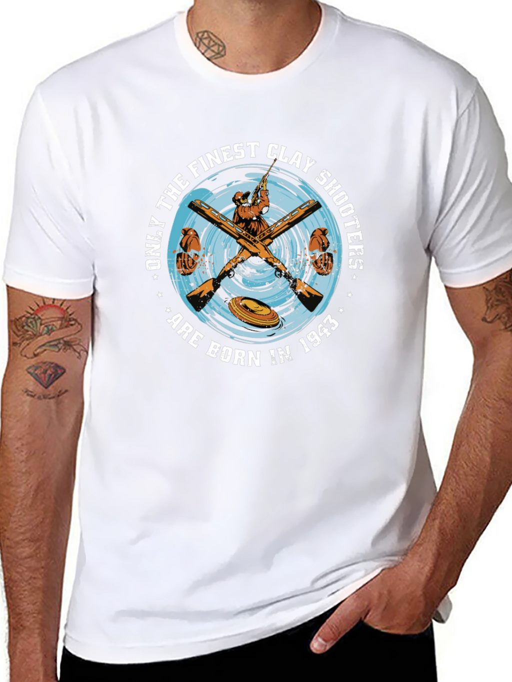 Finest Clay Shooters Born in 1943 T-Shirt