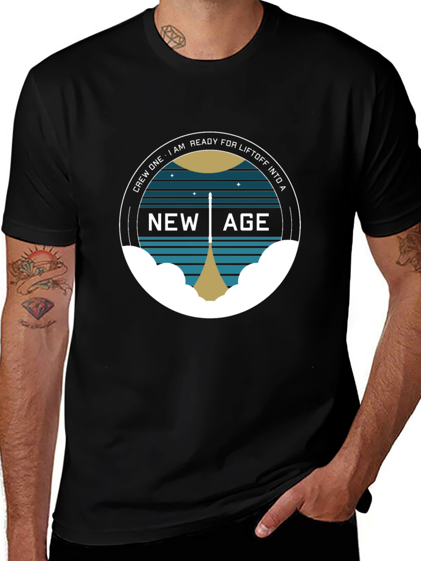 New Age Crew One Ready for Liftoff T-Shirt