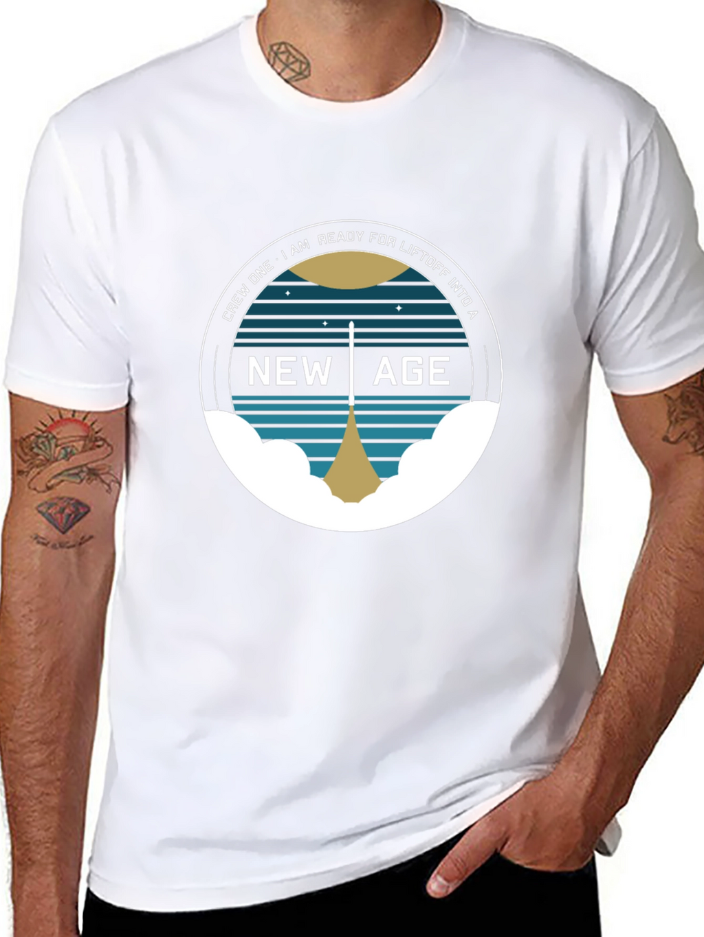 New Age Crew One Ready for Liftoff T-Shirt