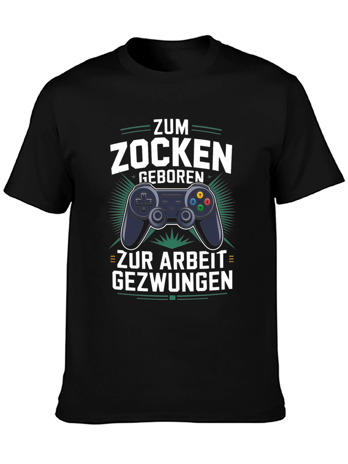 Gamer T-Shirt - Zum Zocken Geboren