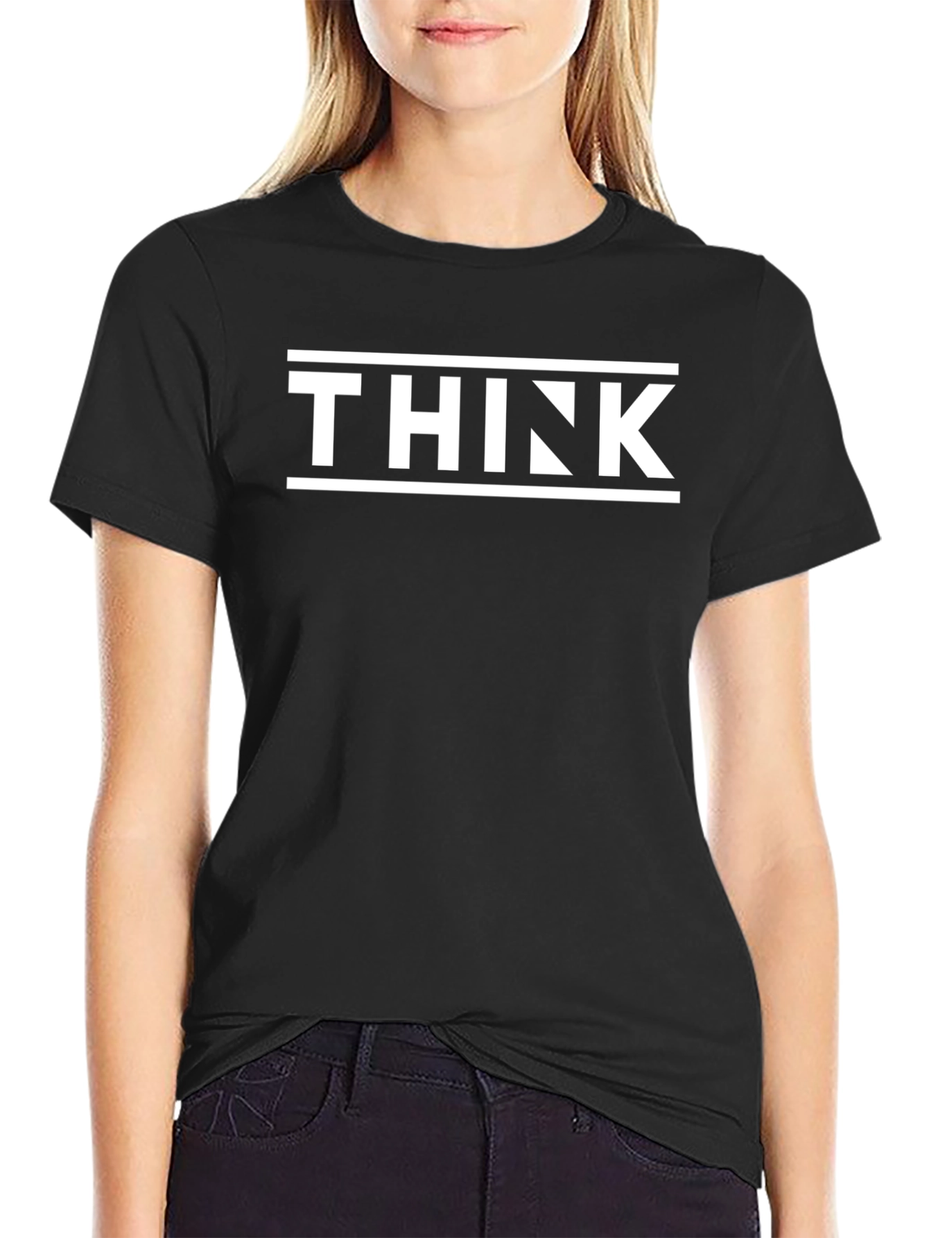 Think Graphic Tee -  Stylish Unisex Crewneck T-Shirt