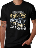 Invisibility Cloak T-Shirt - Funny Novelty Tee