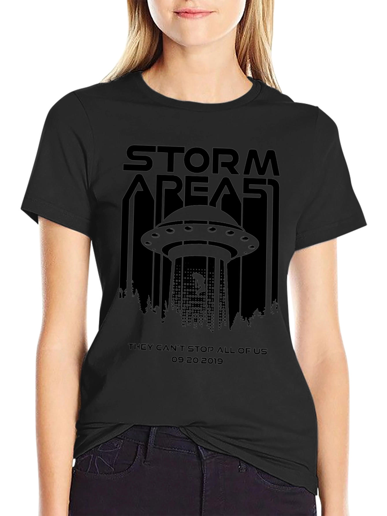 Storm Area 51 T-Shirt - They Cant Stop All Of Us