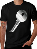 Key Graphic T-Shirt - Stylish Unisex Tee