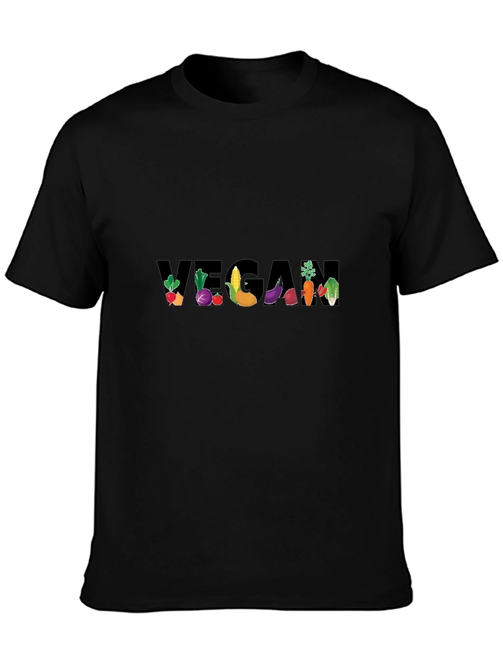 Vegan Vegetable Graphic T-Shirt