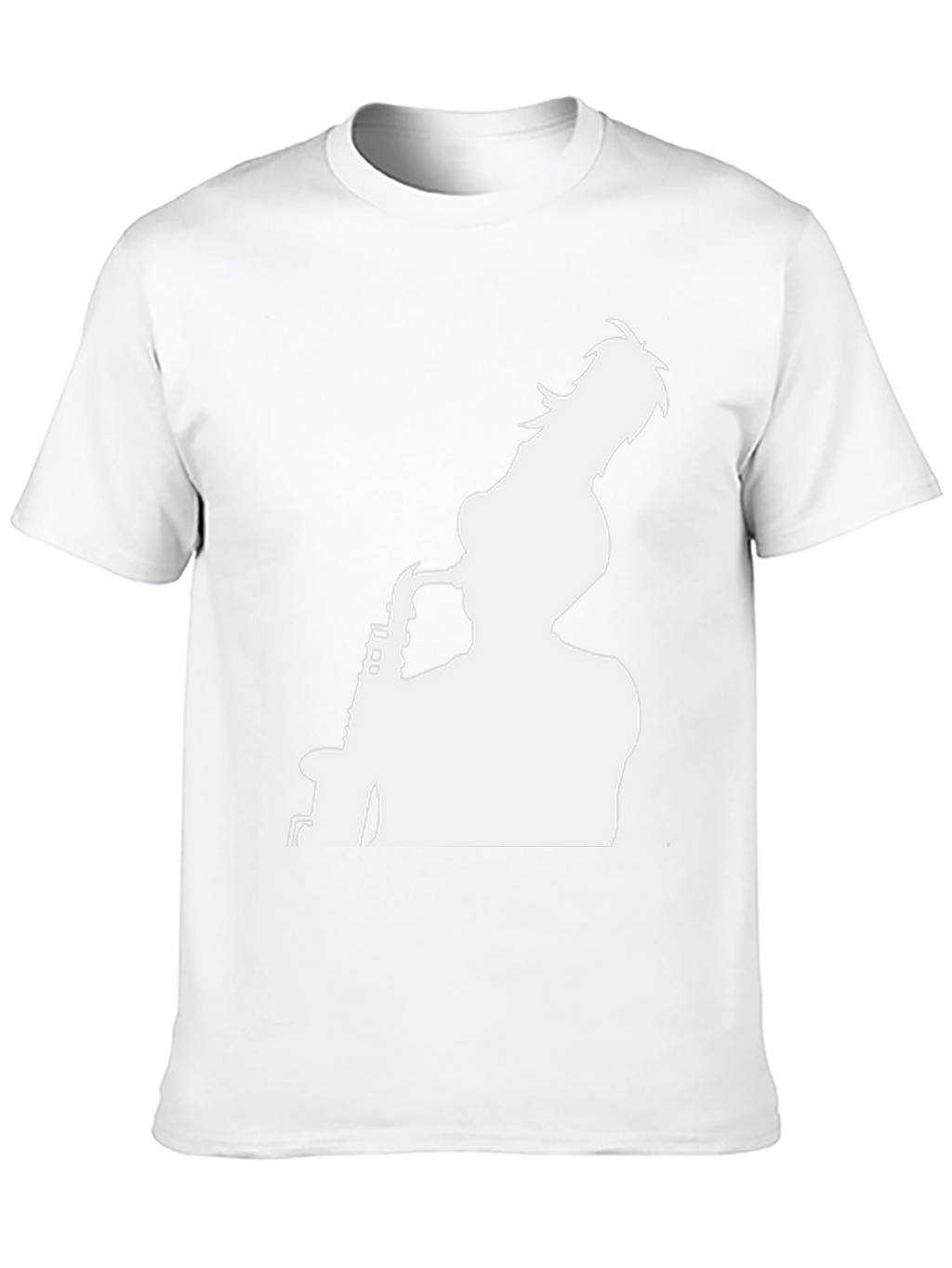 Saxophone Player Graphic Tee - Black
