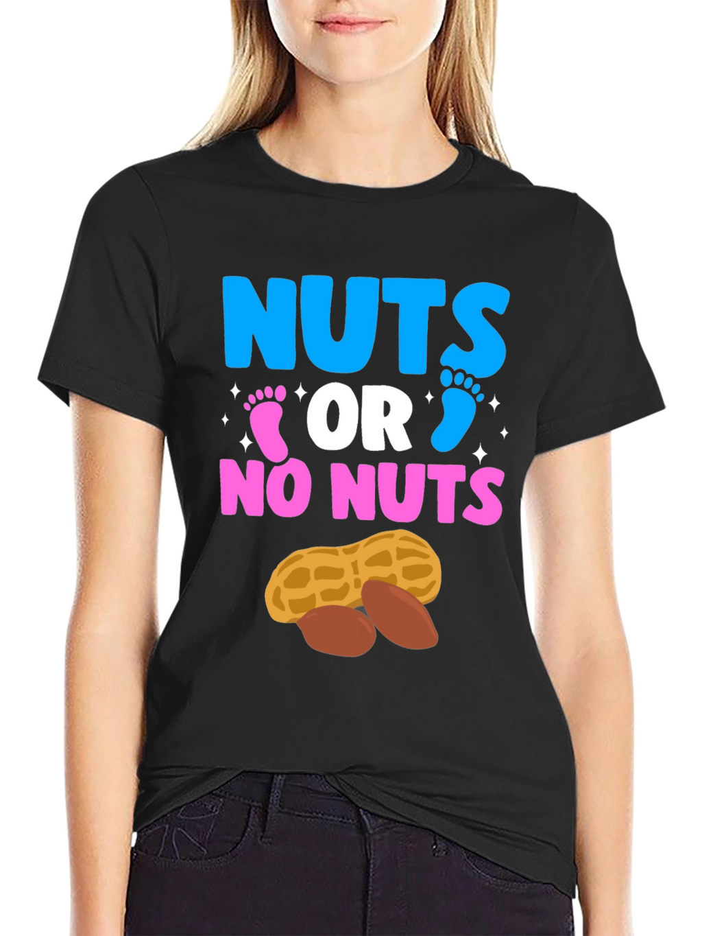 Nuts or No Nuts Gender Reveal T-Shirt