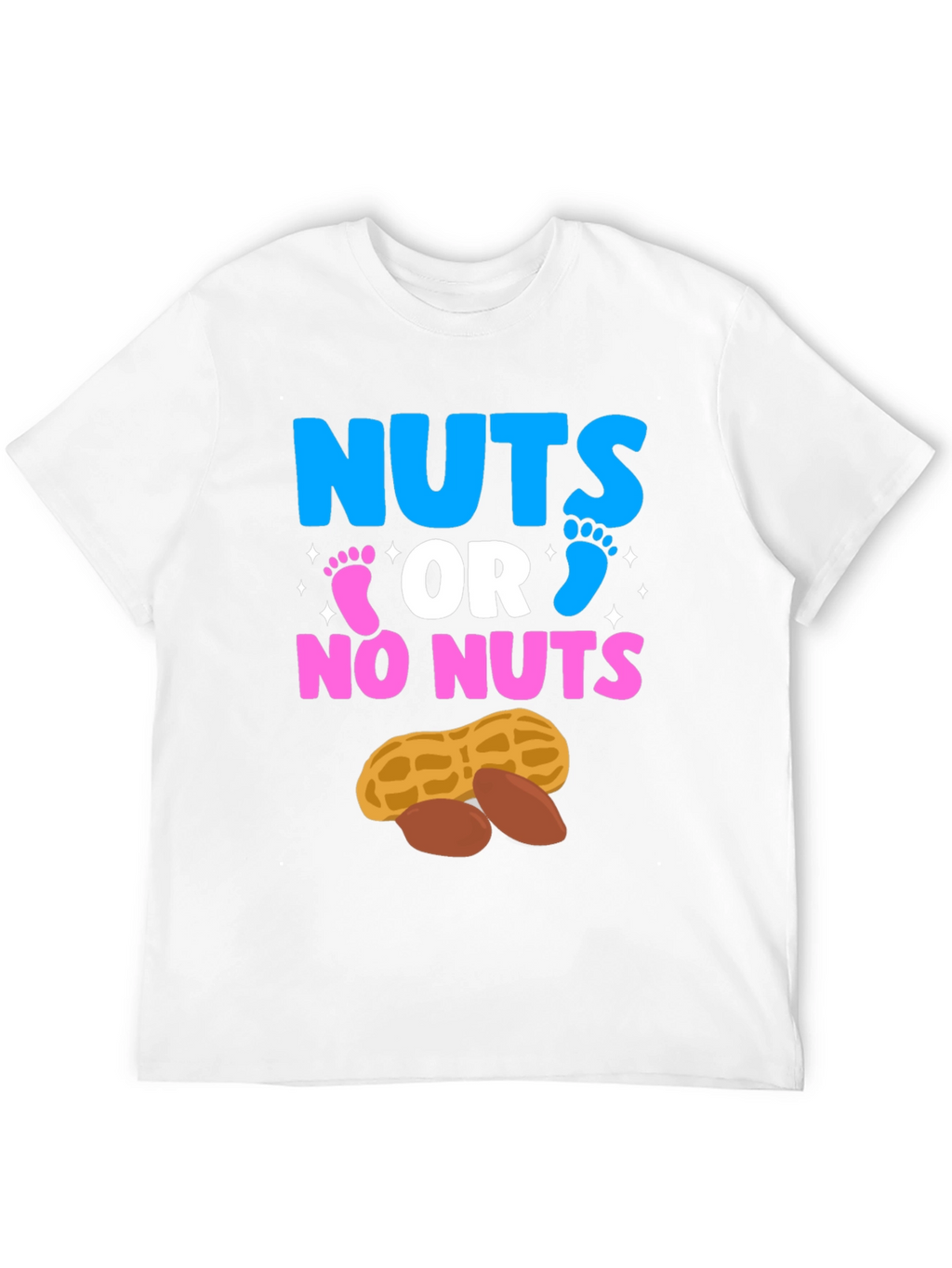 Nuts or No Nuts Gender Reveal T-Shirt