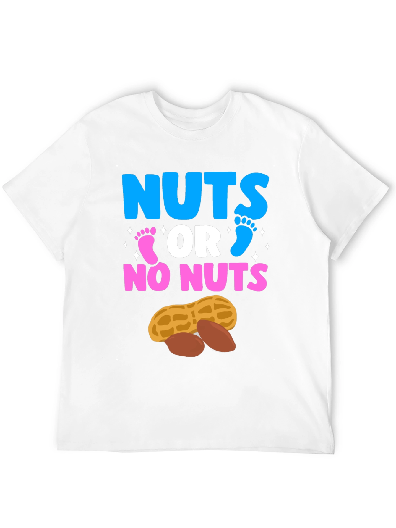 Nuts or No Nuts Gender Reveal T-Shirt