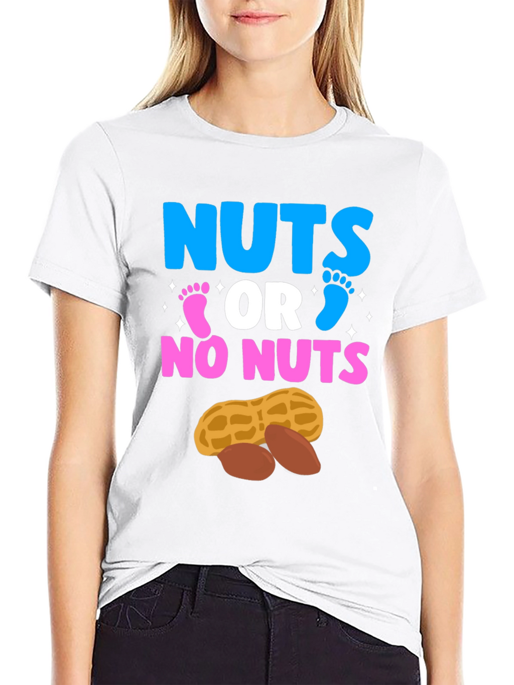 Nuts or No Nuts Gender Reveal T-Shirt